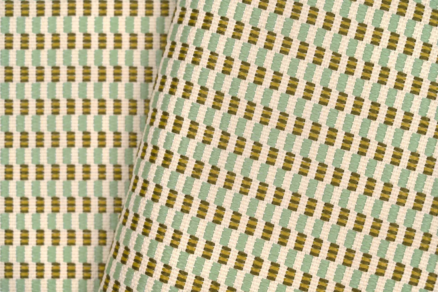 Tissu Maui bleu vert