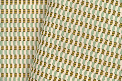 Tissu Maui bleu vert