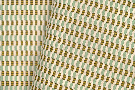 Tissu Maui bleu vert