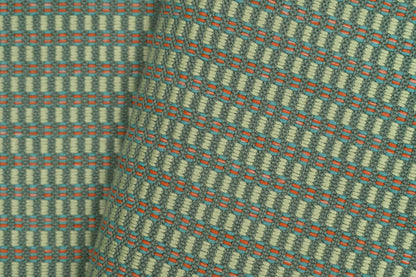 Tissu Maui vert et rouge