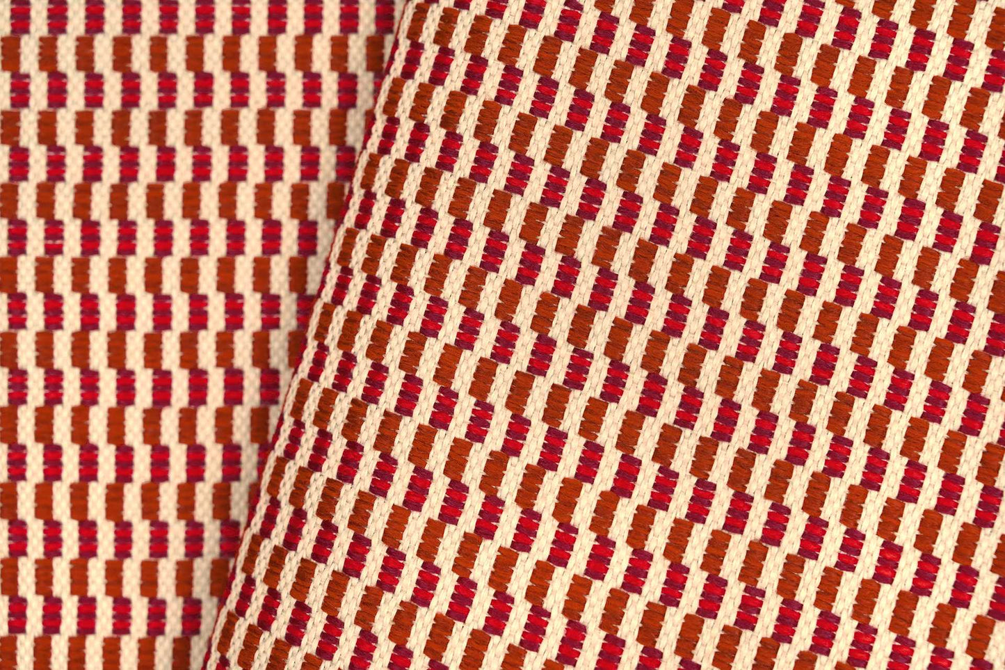 Tissu Maui bordeaux
