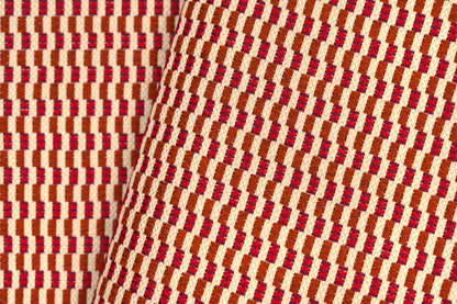 Tissu Maui bordeaux