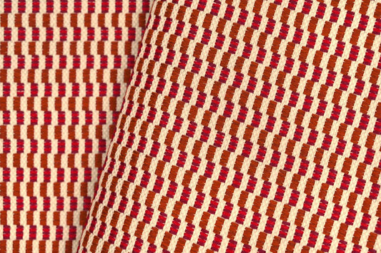 Tissu Maui bordeaux